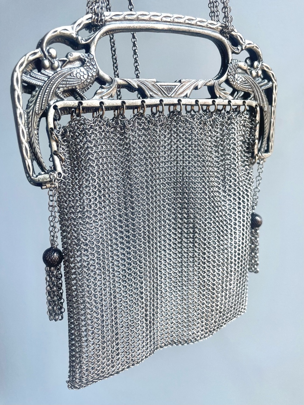 Ferrara x Whiting & Davis Antique Ring Mesh Purse Super Rare!